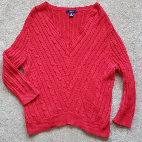 chaps red sweater
